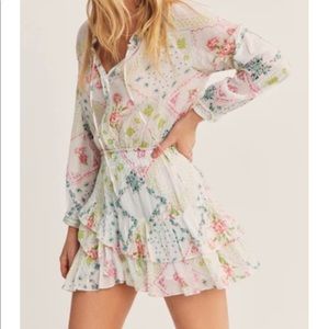 LoveShackFancy Rayna mini dress size small